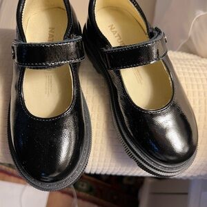 Naturino Shiny Black Kids Dress Shoes